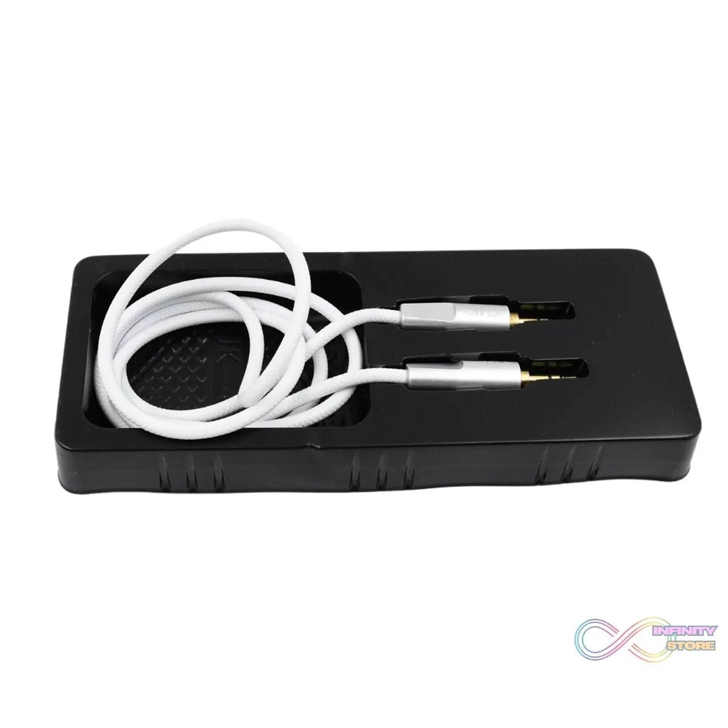 Aux Cable for Mobile and Tablet Home / Car Stereos & More (1 Pc / 1000MM) - infinityexculsivestore.com