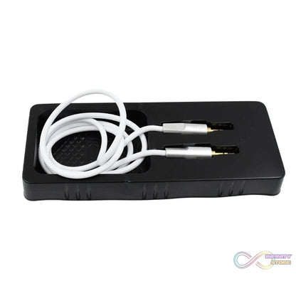 Aux Cable for Mobile and Tablet Home / Car Stereos & More (1 Pc / 1000MM) - infinityexculsivestore.com