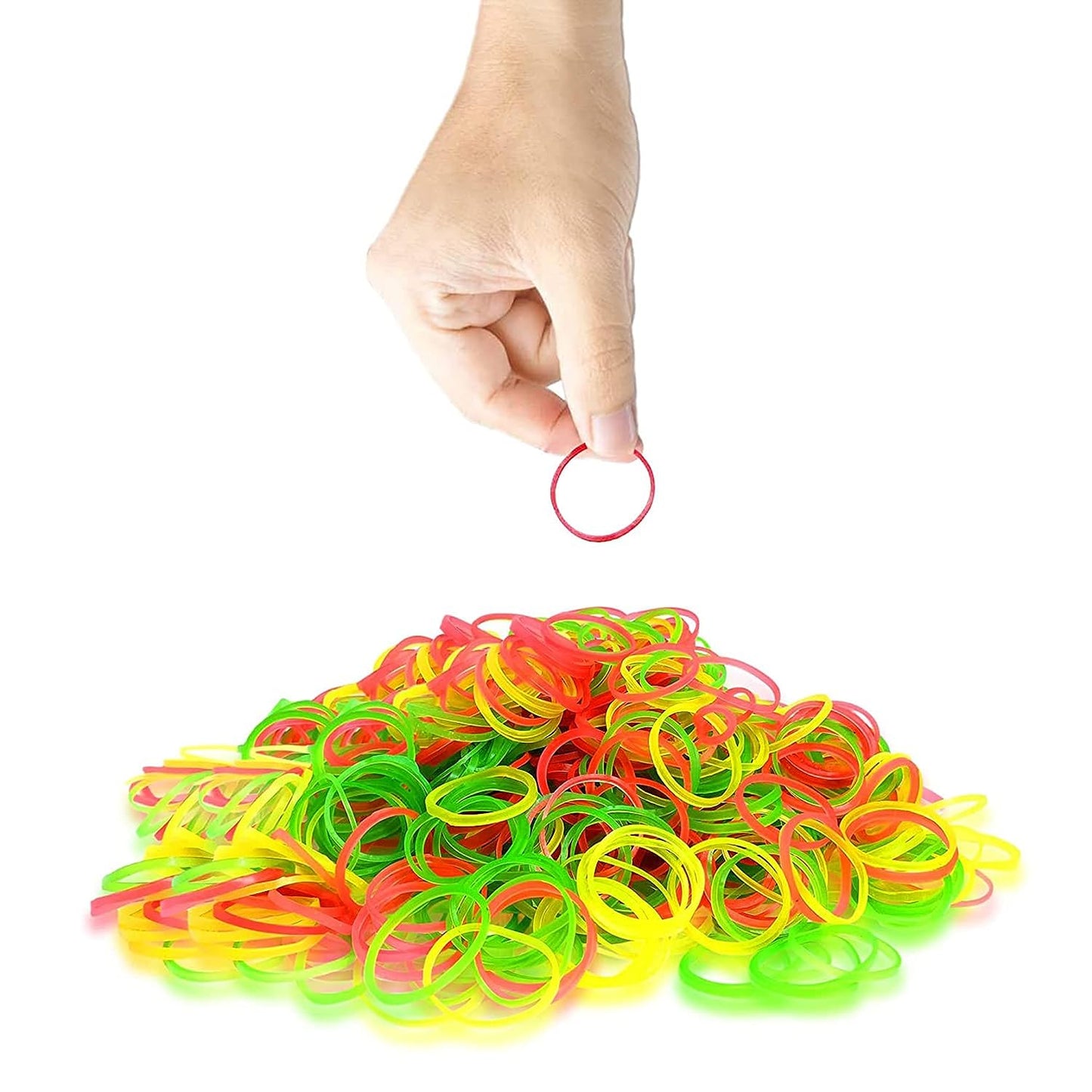 RUBBER BAND FOR OFFICE/HOME AND KITCHEN ACCESSORIES ITEM PRODUCTS, ELASTIC RUBBER BANDS, FLEXIBLE REUSABLE NYLON ELASTIC UNBREAKABLE, FOR STATIONERY, SCHOOL MULTICOLOR (2 Inch 50 GM)) - infinityexculsivestore.com