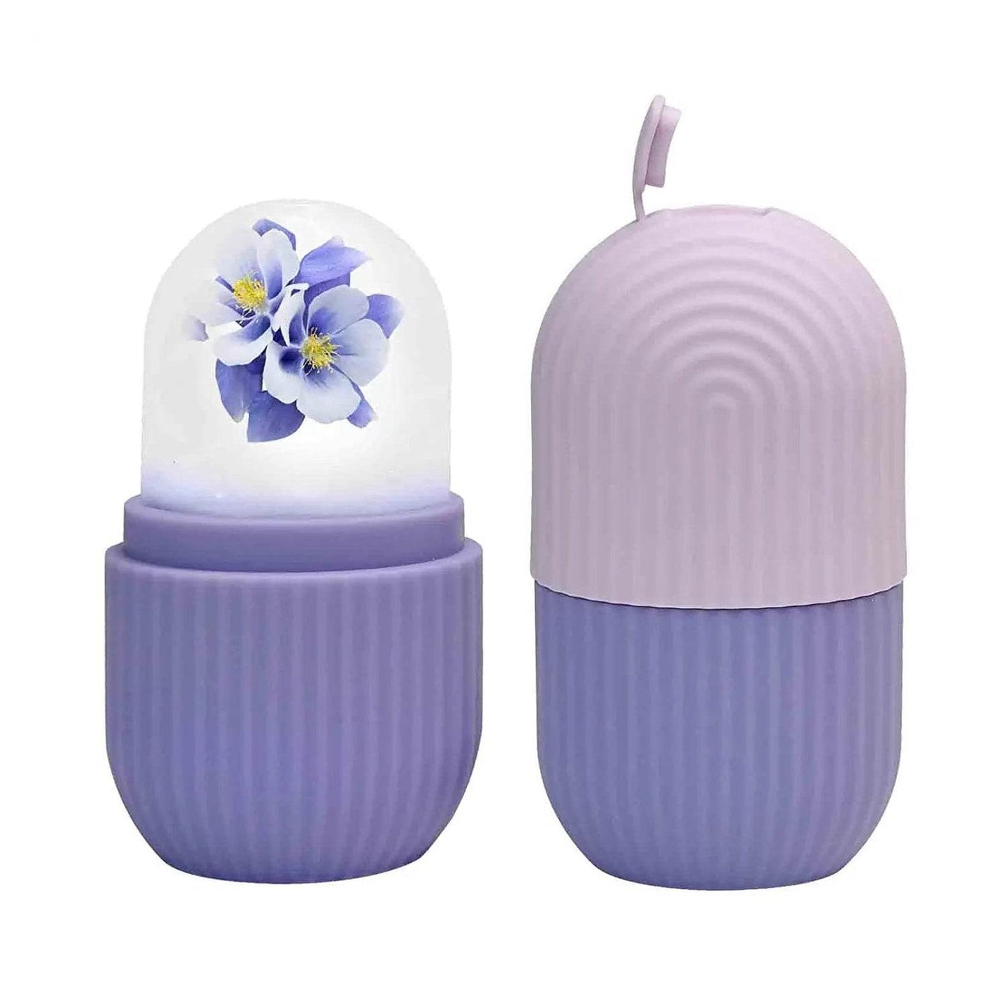 BEAUTY ICE ROLLER FOR FACE MASSAGER & EYE REUSABLE FACE ROLLERS FACIAL ROLLER ( Purple Color) - infinityexculsivestore.com