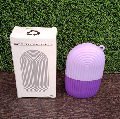 BEAUTY ICE ROLLER FOR FACE MASSAGER & EYE REUSABLE FACE ROLLERS FACIAL ROLLER ( Purple Color) - infinityexculsivestore.com