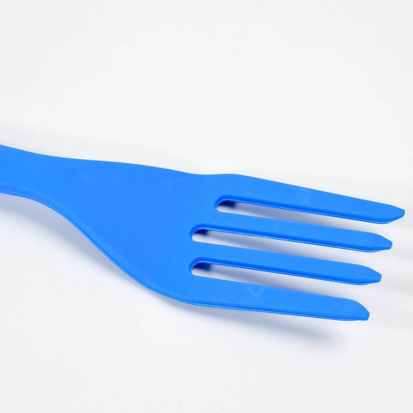 BENDABLE KIDS SILICONE HANDLE FORK | CHILDREN PLASTIC BABY FORK ( 1pc ) - infinityexculsivestore.com
