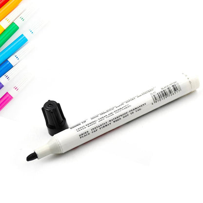 BLACK PERMANENT MARKER LEAK PROOF MARKER CRAFTWORKS, SCHOOL PROJECTS AND OTHER | SUITABLE FOR OFFICE AND HOME USE (PACK OF 12 PC) - infinityexculsivestore.com