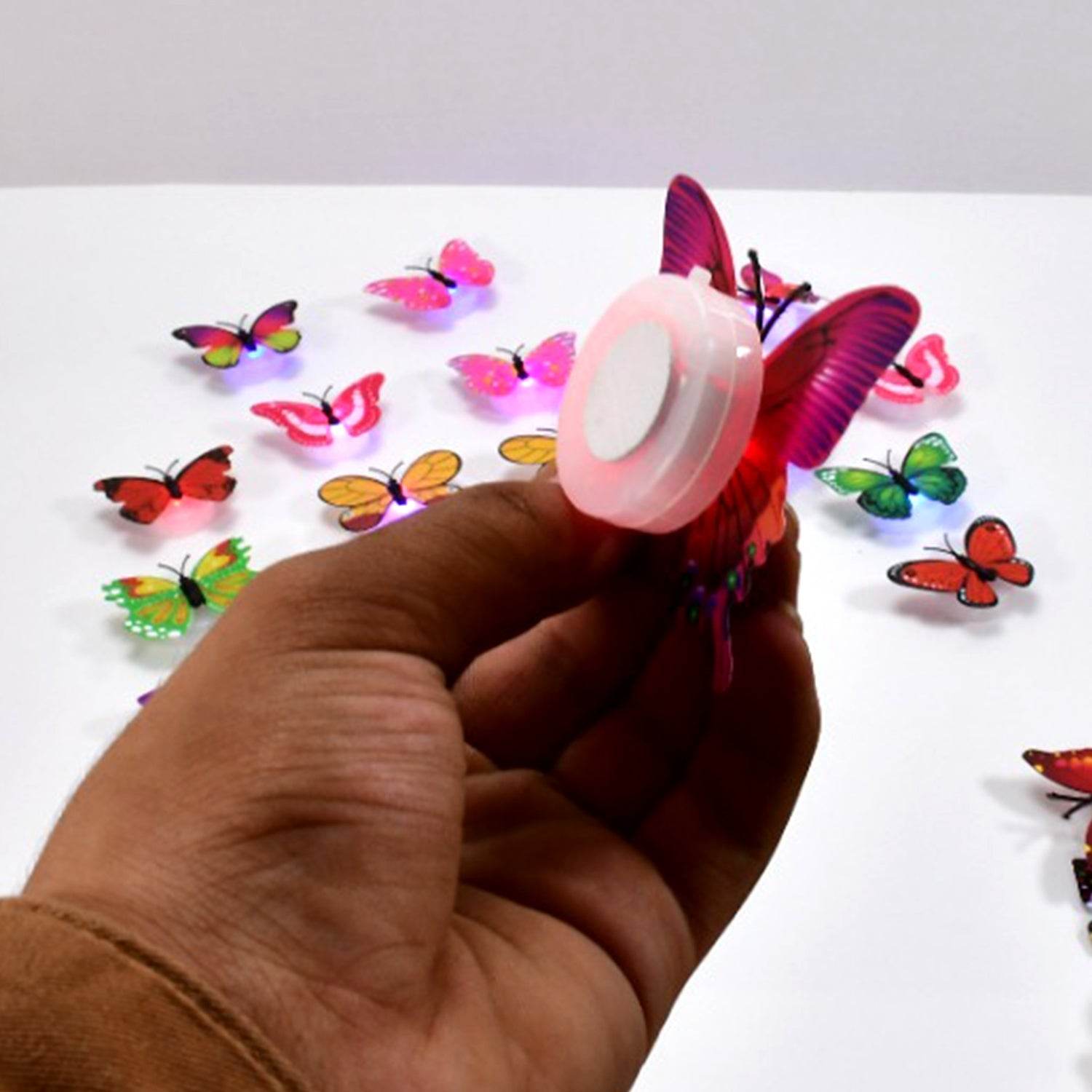 BUTTERFLY 3D NIGHT LAMP COMES WITH 3D ILLUSION DESIGN SUITABLE FOR DRAWING ROOM, LOBBY. (Pack Of 50) - infinityexculsivestore.com