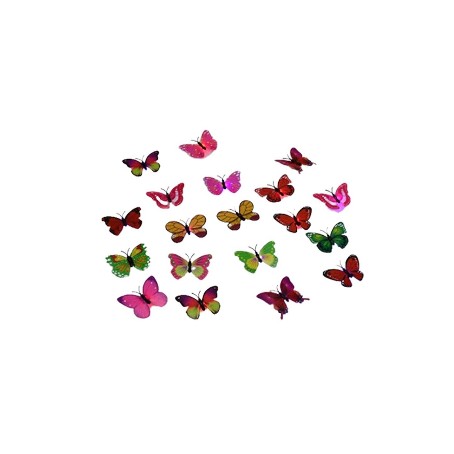 BUTTERFLY 3D NIGHT LAMP COMES WITH 3D ILLUSION DESIGN SUITABLE FOR DRAWING ROOM, LOBBY. (Pack Of 50) - infinityexculsivestore.com