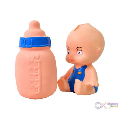 Baby And Bottle Squeeze Chu Chu Fun Toy (2 Pcs) - infinityexculsivestore.com