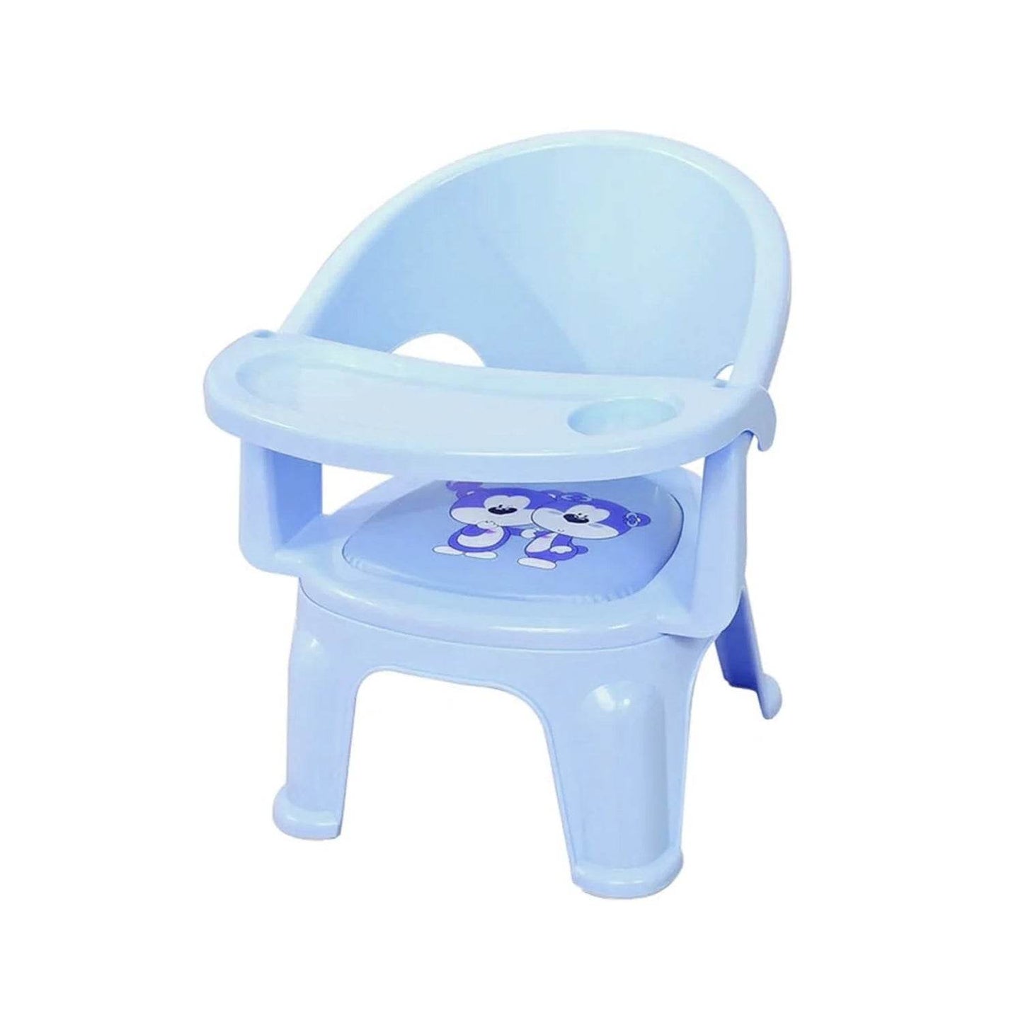 Baby Chair, with Tray Strong and Durable Plastic Chair for Kids/Plastic School Study Chair/Feeding Chair for Kids, Portable High Chair for Kids - infinityexculsivestore.com