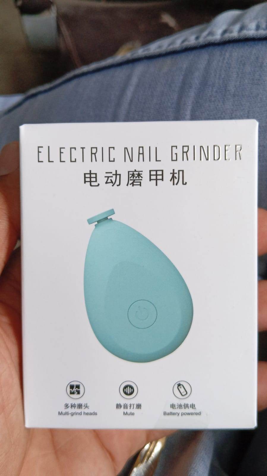 Baby Electric Nails Grinder Kits Safe (1 Pc / Mix Color / with 4 Grinding Heads) - infinityexculsivestore.com