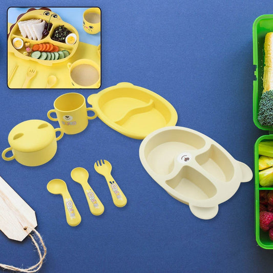 Baby Feeding Set For Kids And Toddlers (7 pcs set) - infinityexculsivestore.com