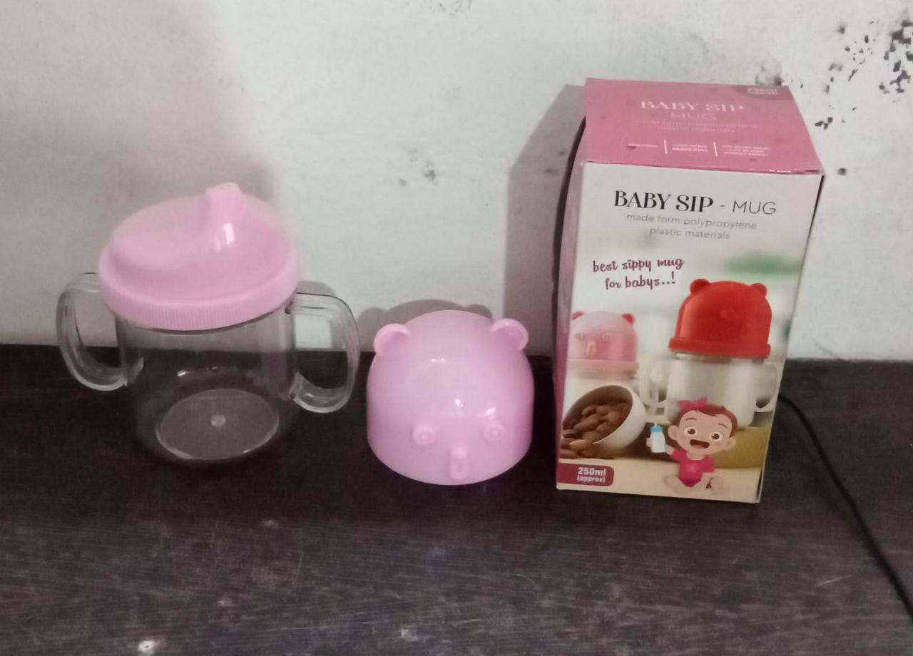Baby Milk Mug Sippy Cup Baby Mug, Leakproof, Mug For Kids Lightweight, Nursing (250 Ml / 1 Pc) - infinityexculsivestore.com