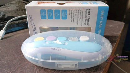 Baby Nail Trimmer / Clippers | 6 Grinding Head (Multi Color / 1 Pc / Battery not included) - infinityexculsivestore.com