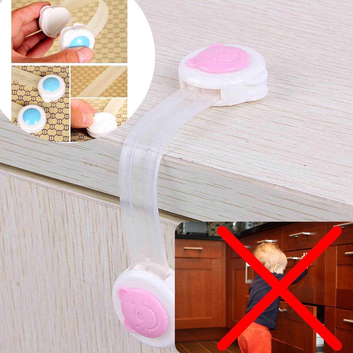 Baby Proofing Child Safety Strap Locks (1Pc Only) - infinityexculsivestore.com