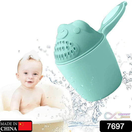 Baby Shampoo Shower Cup Safe Soft Bathing Water Scorpion Baby Bath Tumbler Hair Washing Mug Rainer - infinityexculsivestore.com
