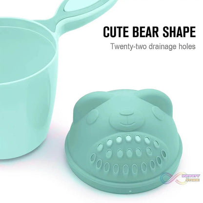 Baby Shampoo Shower Cup Safe Soft Bathing Water Scorpion Baby Bath Tumbler Hair Washing Mug Rainer - infinityexculsivestore.com