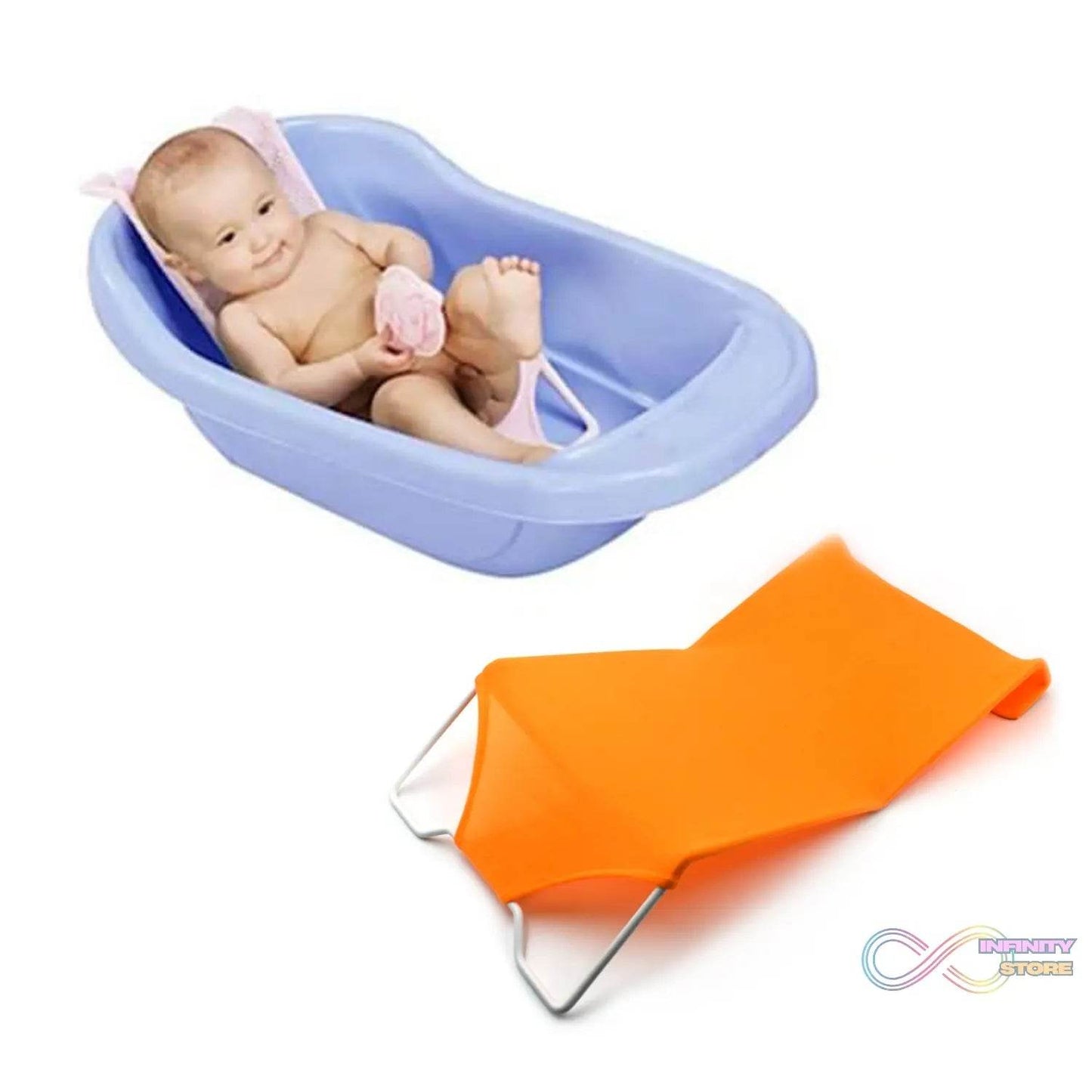Baby Shower Seat Bed used in all household bathrooms for bathing purposes etc. - infinityexculsivestore.com