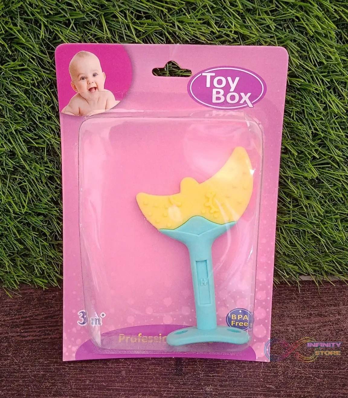 Baby Silicone Teether, Fruit Teether for Toddlers,100% Food Grade Silicone Teether, Non-Toxic & Latex Free Suitable for Kids Above 3 Months Sunflower, Moon Shape(1 Pc) - infinityexculsivestore.com