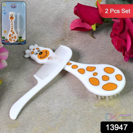 Baby comb and brush hair set (1 Pc / Mix Color) - infinityexculsivestore.com