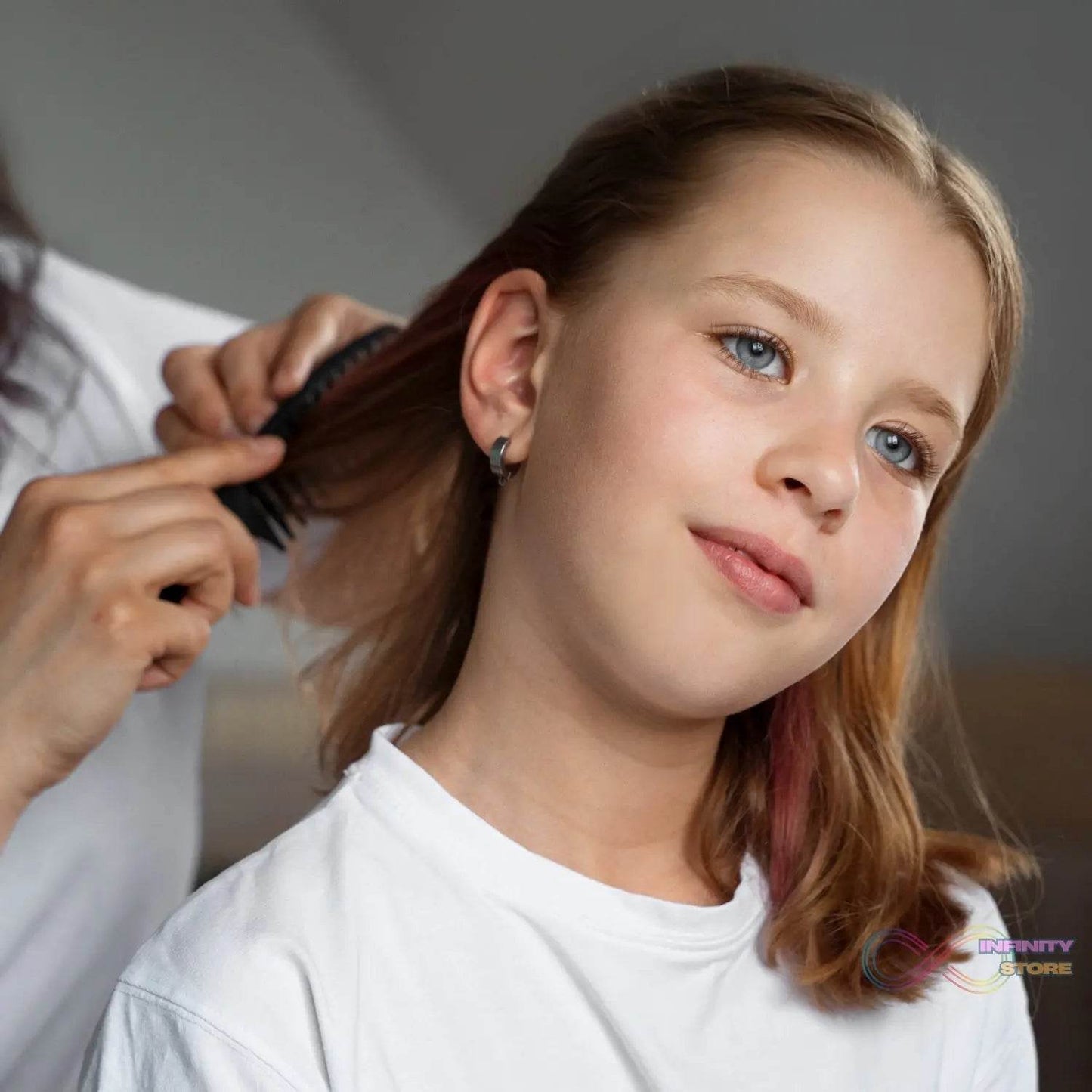 Baby comb and brush hair set (1 Pc / Mix Color) - infinityexculsivestore.com