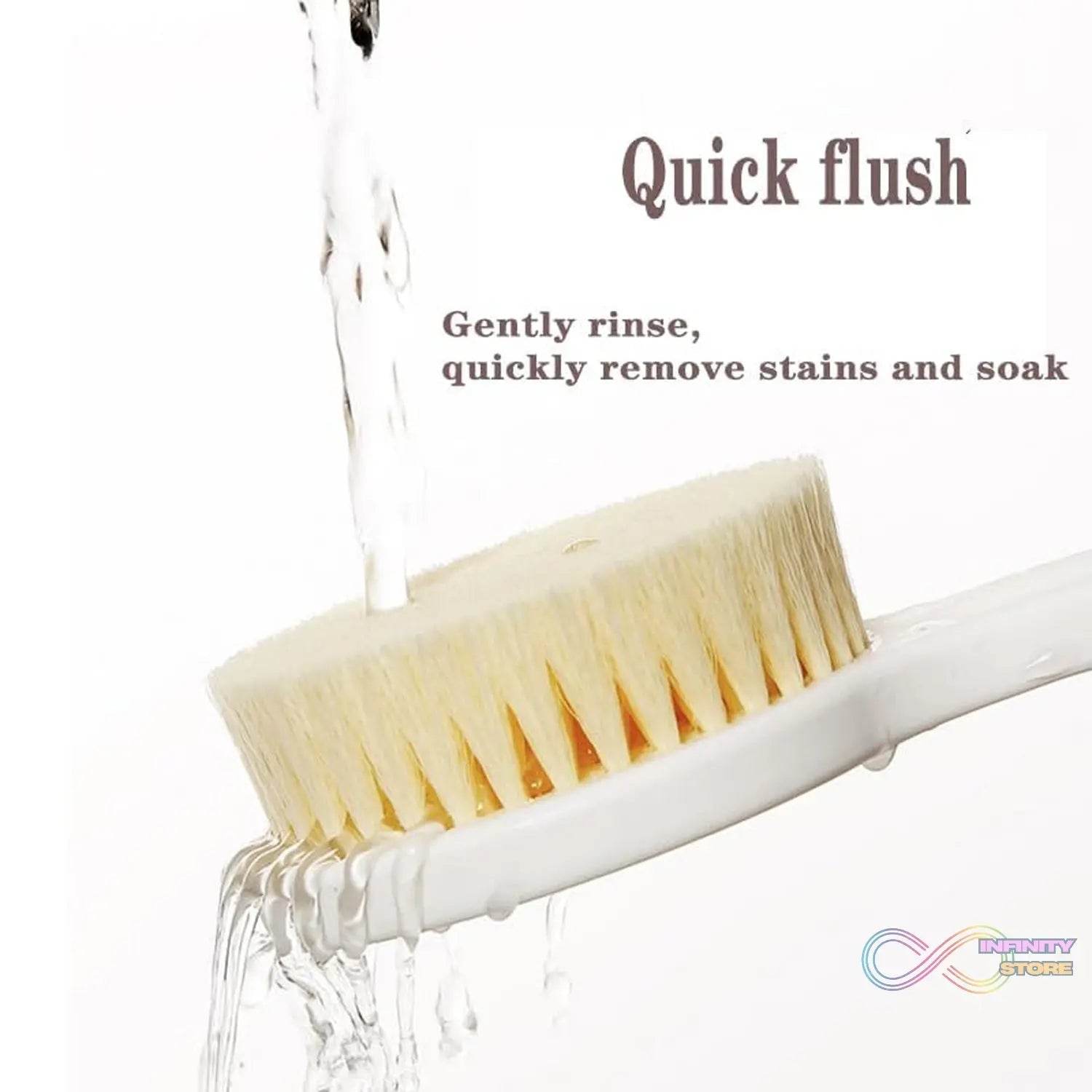 Back Scrubber for Shower Dry Body Brush Back Brush Long Handle (1 Pc / B Grade) - infinityexculsivestore.com