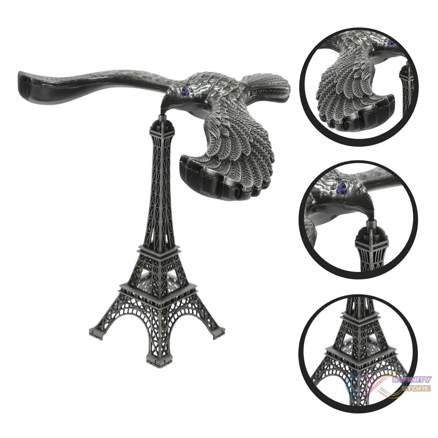 Balancing Bird Metal Eiffel Tower Statue Balance Eagle Toy (1 Set) - infinityexculsivestore.com