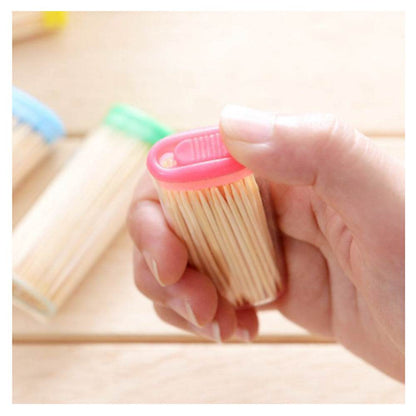 Bamboo Toothpicks with Dispenser Boxq - infinityexculsivestore.com