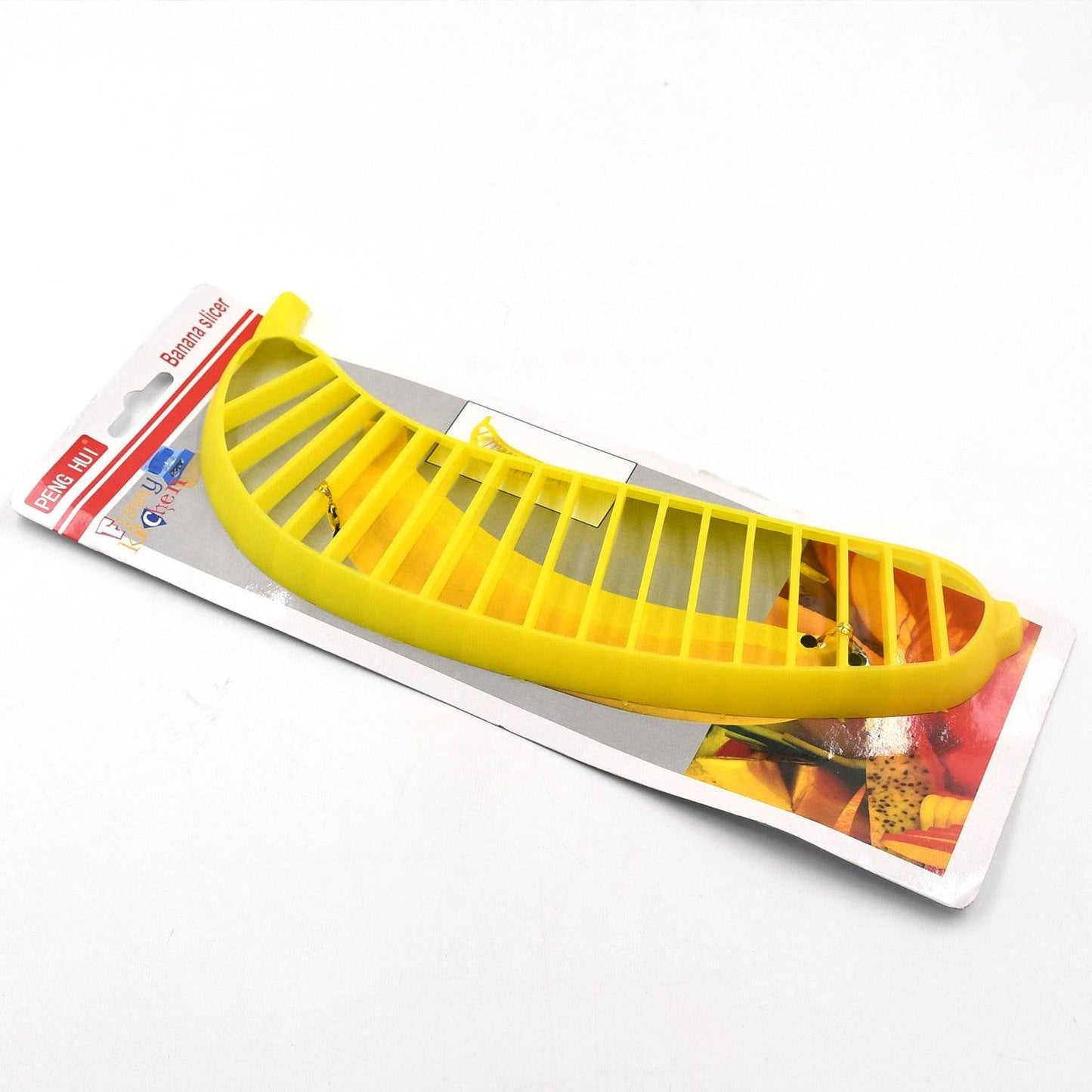 Banana Slicer- Perfect for Fruit Salads Handle Plastic Banana Fruit Slicer Cutter Chopper - infinityexculsivestore.com
