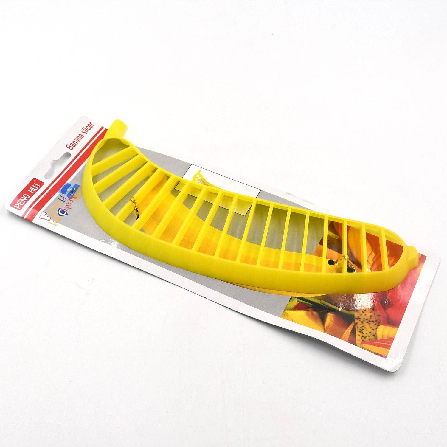 Banana Slicer- Perfect for Fruit Salads Handle Plastic Banana Fruit Slicer Cutter Chopper - infinityexculsivestore.com