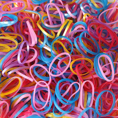 Rubber Band For Office/Home and Kitchen Accessories Item Products, Elastic Rubber Bands, Flexible Reusable Nylon Elastic Unbreakable, For Stationery, School Multicolor (1 Inch, 50 GM) - infinityexculsivestore.com