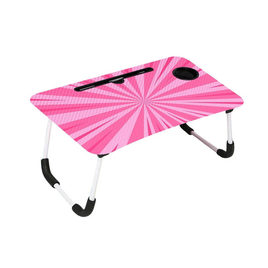 Barbie Design Foldable Study & Laptop Table for Children with Tablet Slot & Cup Holder - infinityexculsivestore.com