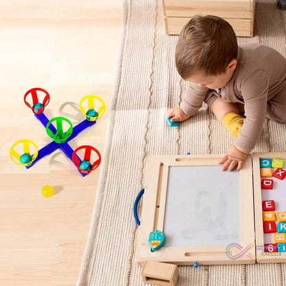 Baskets and balls fun toy for kids with 5 basket and 5 balls. - infinityexculsivestore.com