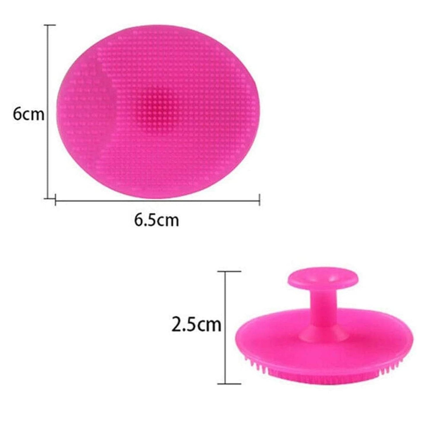 Bath & Facial Cleansing Brush, Soft Silicone Face Scrubber (2 Pc Set) - infinityexculsivestore.com