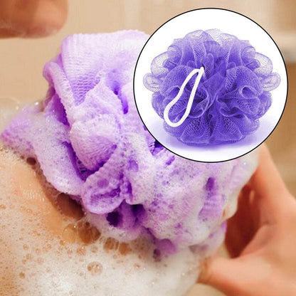 Bath Shower Loofah Sponge Pouf Body Scrubber (Pack of 6Pcs) - infinityexculsivestore.com