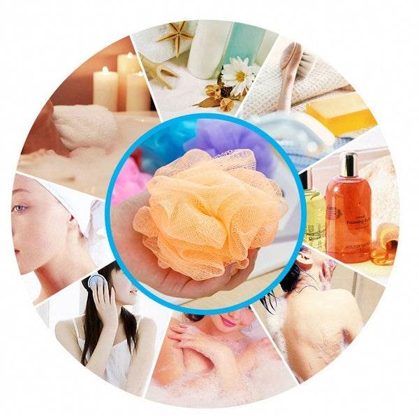 Bath Sponge Round Loofah and Back Scrubber for Men and Women - infinityexculsivestore.com