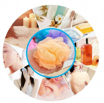 Bath Sponge Round Loofah and Back Scrubber for Men and Women - infinityexculsivestore.com