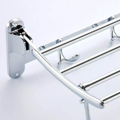 Bathroom Accessories Stainless Steel Folding Towel Rack - infinityexculsivestore.com
