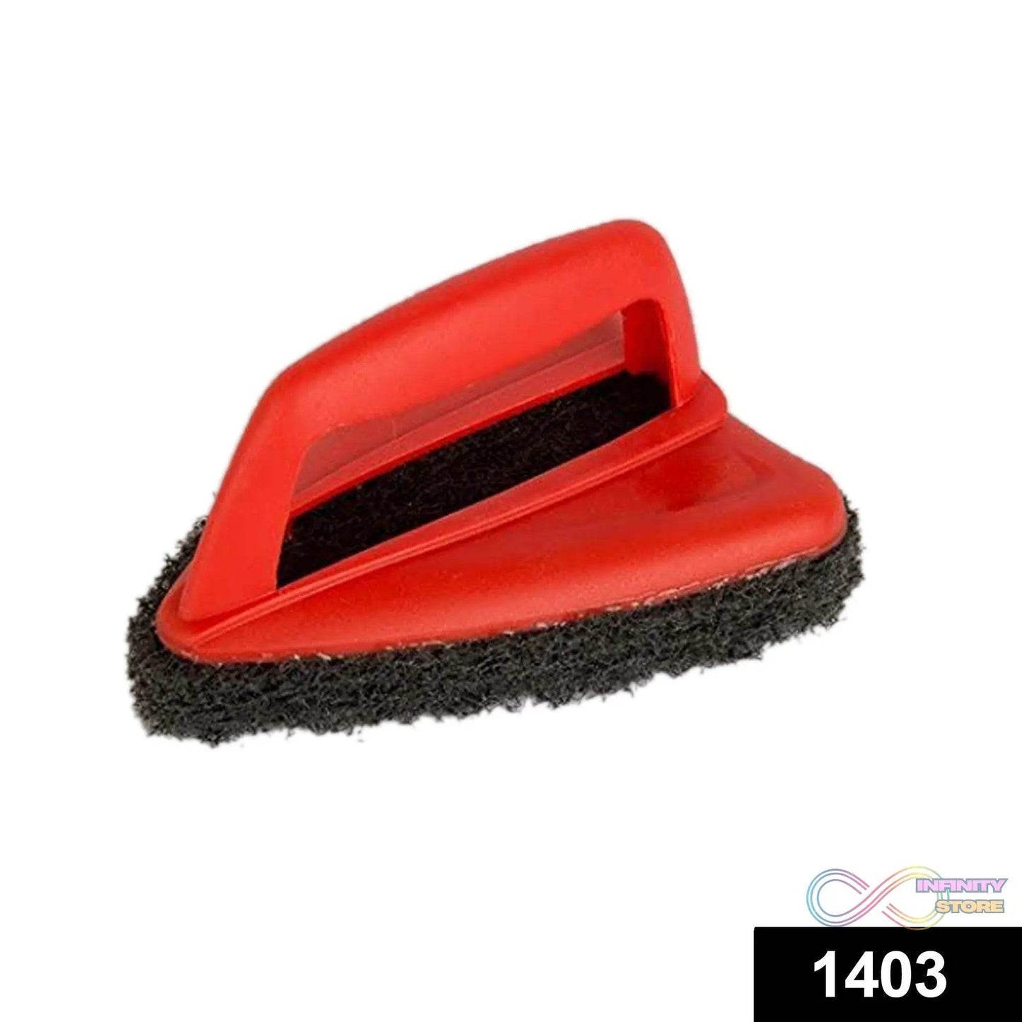 Bathroom Brush with abrasive scrubber for superior tile cleaning - infinityexculsivestore.com