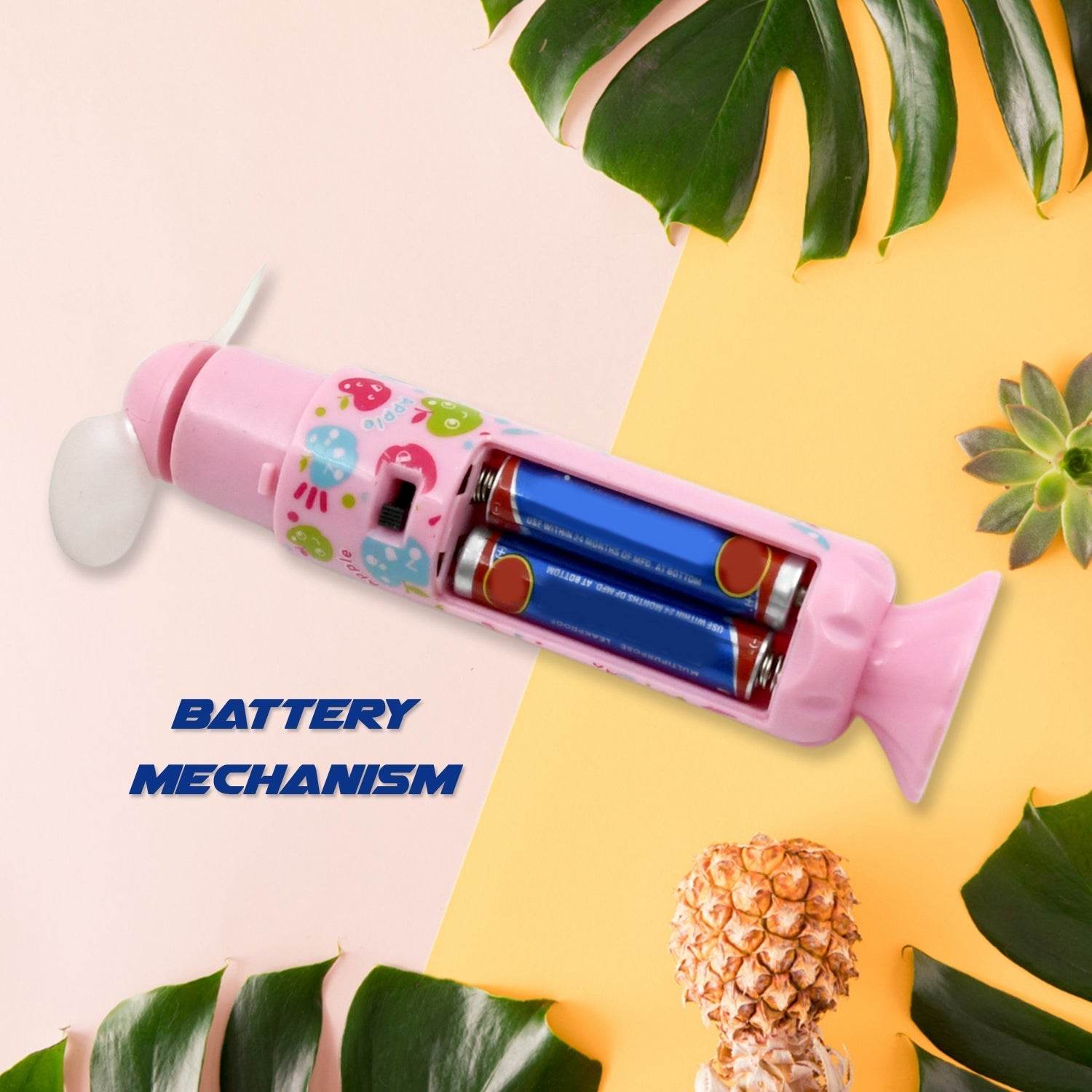 Battery Operated Handheld Mini Fan, Small Portable Fans for Travel and Vacation, Valentines Day Gift, Summer Gift for Travel Office Outdoor (1 pc / Battery Not Included) - infinityexculsivestore.com