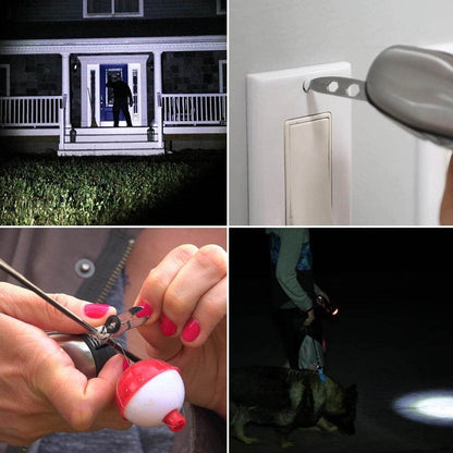 Battery Operated Multi Tool Led Flashlight, All in One Tool Light (1 Pc / Battery Not Included) - infinityexculsivestore.com