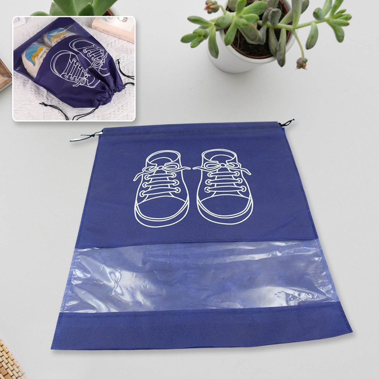 Beach Bag Shoes Storage Bag (1 Pc / Mix Color) - infinityexculsivestore.com