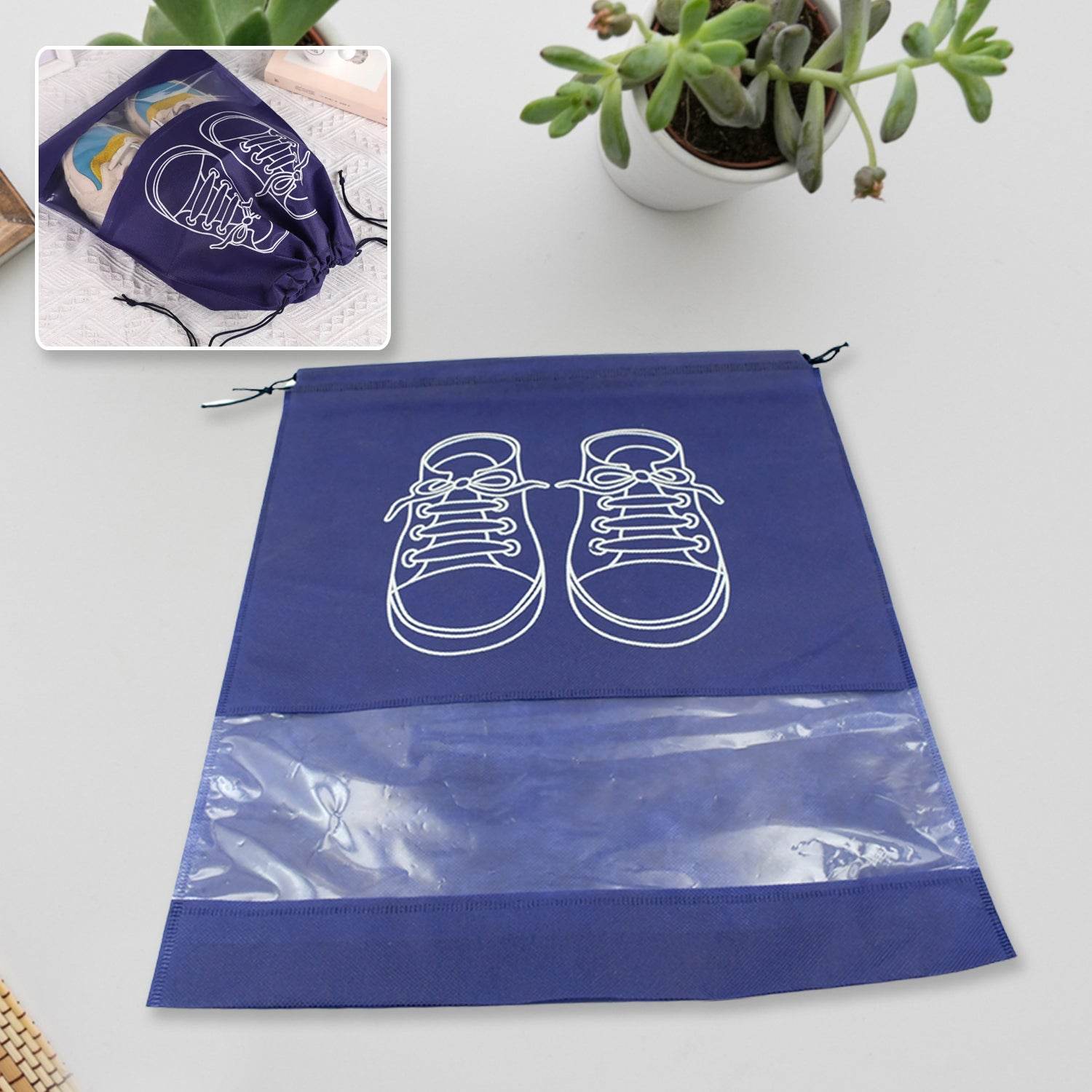 Beach Bag Shoes Storage Bag (1 Pc / Mix Color) - infinityexculsivestore.com