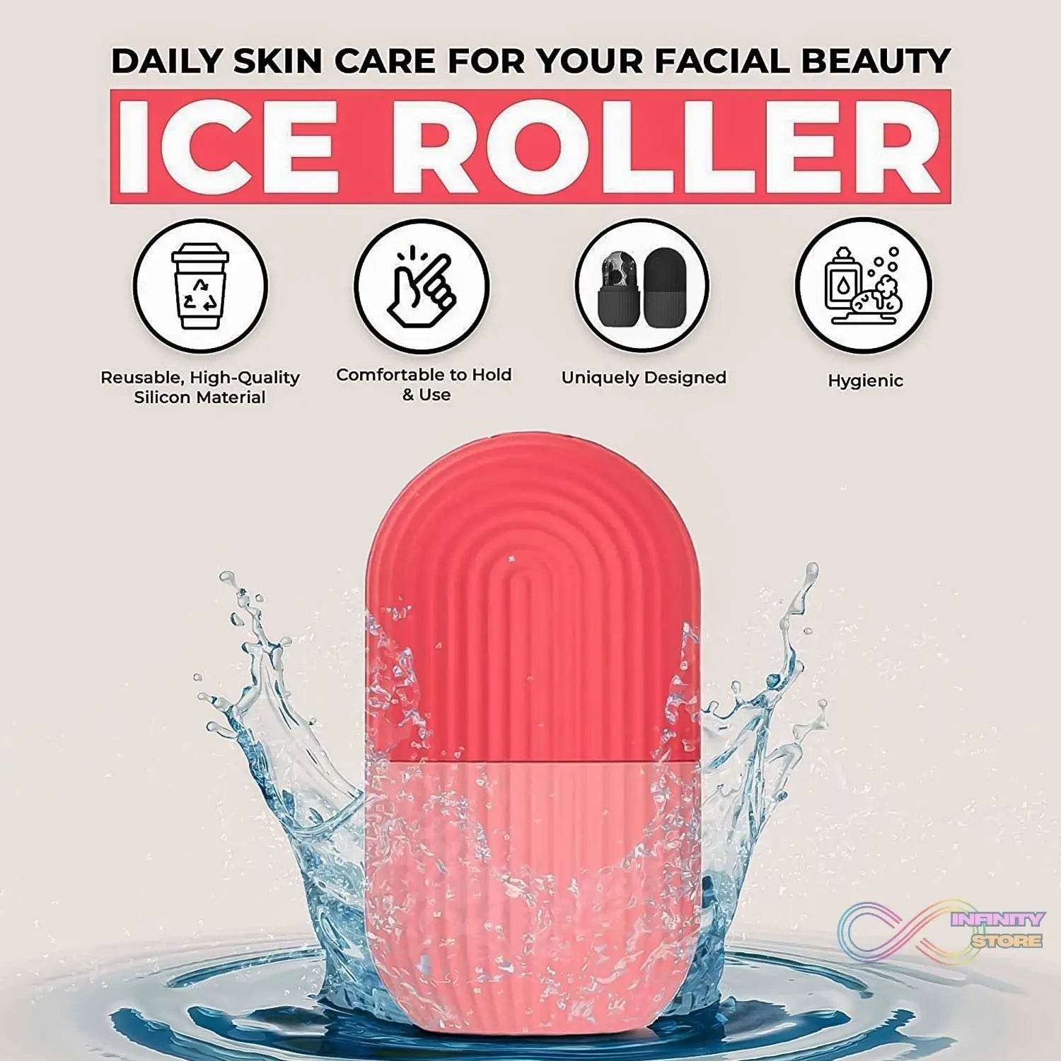 Beauty Face Massage Ice Roller (1 Pc) - infinityexculsivestore.com
