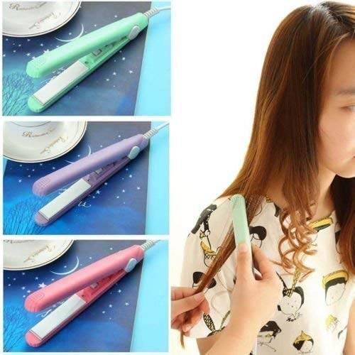 Beauty and Personal Care Professional Ceramic Plate Mini Hair Styler Straightener and Curler - infinityexculsivestore.com