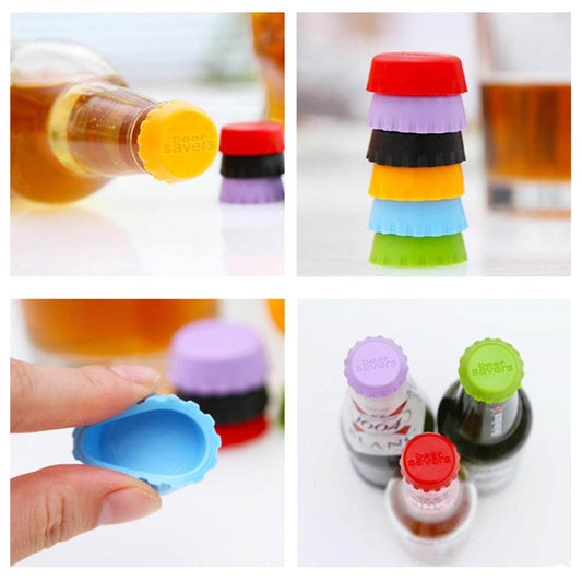 Beer Savers Caps for Soda & Bottles (6-Piece) - infinityexculsivestore.com