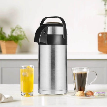 Beverage Dispenser Stainless Steel for Serving Tea and Coffee, Thermos steel (2500 ML) - infinityexculsivestore.com