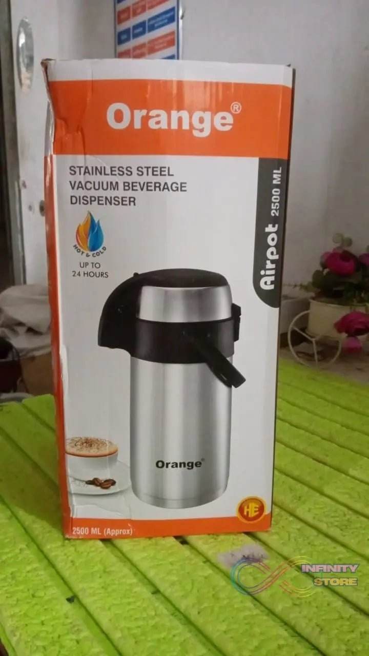 Beverage Dispenser Stainless Steel for Serving Tea and Coffee, Thermos steel (2500 ML) - infinityexculsivestore.com