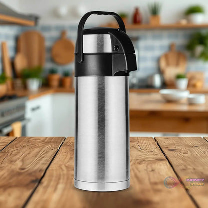 Beverage Dispenser Stainless Steel for Serving Tea and Coffee, Thermos steel (4000 ML) - infinityexculsivestore.com