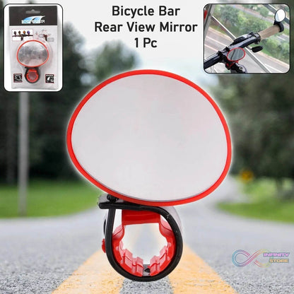 Bicycle 360 rotation Cycling Mirror Handlebar Rearview Mirror (1 Pc) - infinityexculsivestore.com