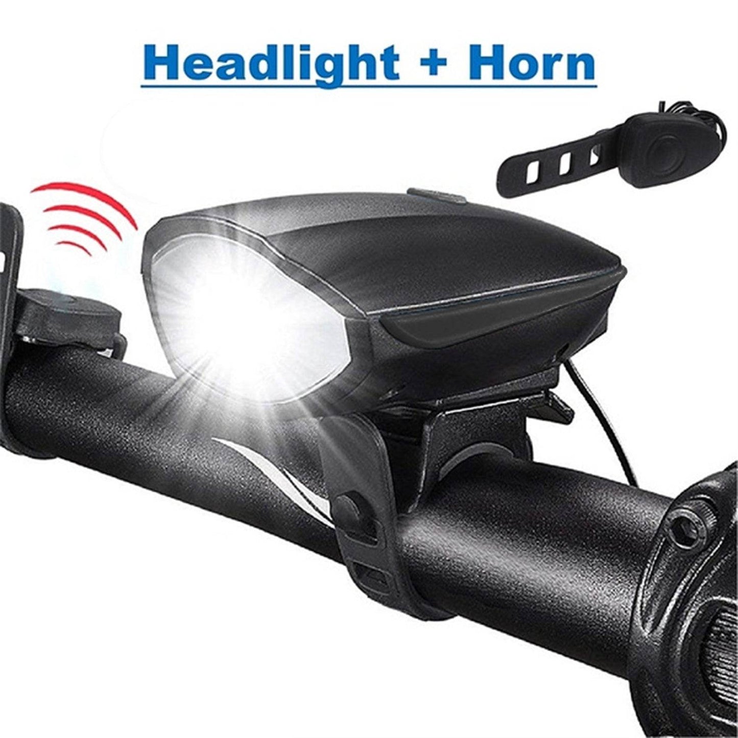 Bicycle Horn with LED Light Work On Battery - infinityexculsivestore.com