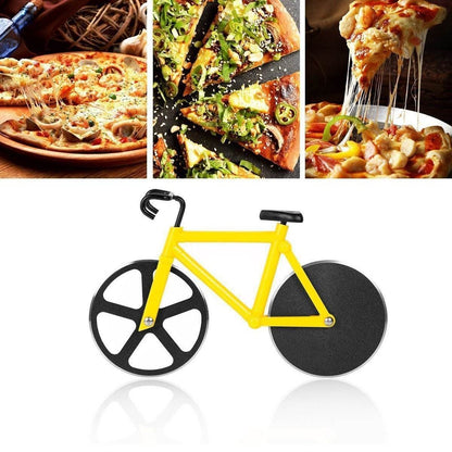 Bicycle Pizza Cutter (1 Pc): Stainless Steel, Unbreakable Handle - infinityexculsivestore.com