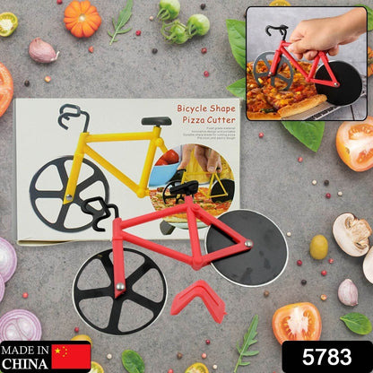 Bicycle Pizza Cutter (1 Pc): Stainless Steel, Unbreakable Handle - infinityexculsivestore.com